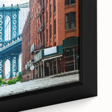 Extra large black wall art featuring a textured, colorful abstract design on a framed canvas, ideal for living room decor.