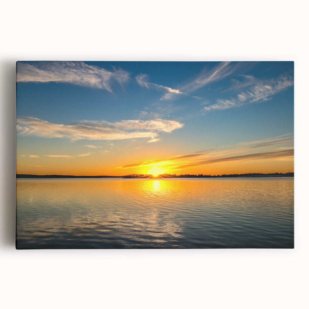 Black and white photograph of Oklahoma landscape on large stretched canvas, suited for kitchen wall art.