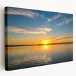 Oklahoma scenery depicted in muted earth tones on a large stretched canvas, suitable for kitchen wall art.