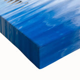 Black and white landscape art of Cannon Beach, Oregon on stretched canvas, suitable for bedroom wall decor.