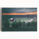 Black and white photograph of the Philadelphia skyline on a large stretched canvas, suitable for kitchen wall art.