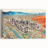 Black and white large canvas print of Phoenix Valley, suitable for kitchen wall art.