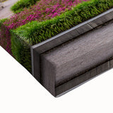 Black and white landscape art painting of Charleston on stretched canvas, ideal for bedroom wall decor.