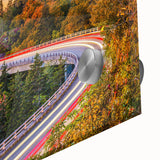 Large abstract wall art depicting the South Carolina landscape in mid-century modernist style, ideal for dining room decor.