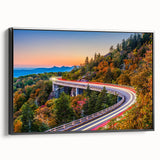 Black and white framed canvas of a South Carolina landscape, ideal for bedroom wall art.