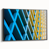 Black and white framed canvas of Houston skyline, featuring detailed vintage poster art style, ideal for bedroom wall decor.