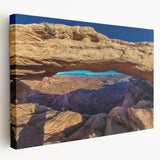 Large canvas print of Canyonlands National Park in muted earth tones, suited for kitchen wall art.