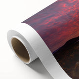 Art deco poster depicting Vermont scenery in pastel shades on rolled canvas, ideal for nursery wall art.