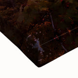 Black and white landscape art painting of Vermont on stretched canvas, ideal for bedroom wall art.