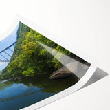 Extra large wall art featuring line art flowers in black on white, rolled print, ideal for large living room wall decor.