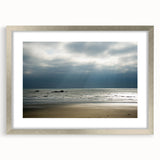 Textured art print of abstract Olympic scenery in muted earth tones on a framed canvas, ideal for bedroom art.