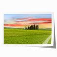 Rolled print of Palouse, Washington scenery in muted earth tones, ideal for art wall dining room.