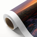 Art deco poster of West Virginia scenery in pastel shades on rolled canvas, ideal for nursery wall art.