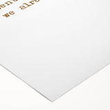 Art deco poster featuring an autumnal scene with warm orange and brown tones on rolled canvas.