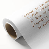 Art Deco style poster featuring autumnal trees in orange and red hues on rolled canvas, suitable for nursery wall art.