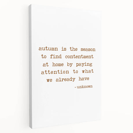 Autumn-themed stretched canvas featuring a forest in fall colors, ideal for kitchen wall art.