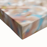 Large art of a spring landscape painting in black and white on stretched canvas, suitable for bedroom decor.