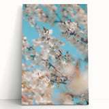 Large black and white abstract canvas art depicting spring, ideal for kitchen wall art or bedroom ambiance.