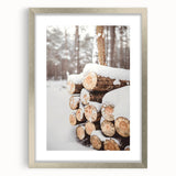 Textured abstract art print in cool blue and silver tones on a framed canvas, suitable for bedroom ambiance.