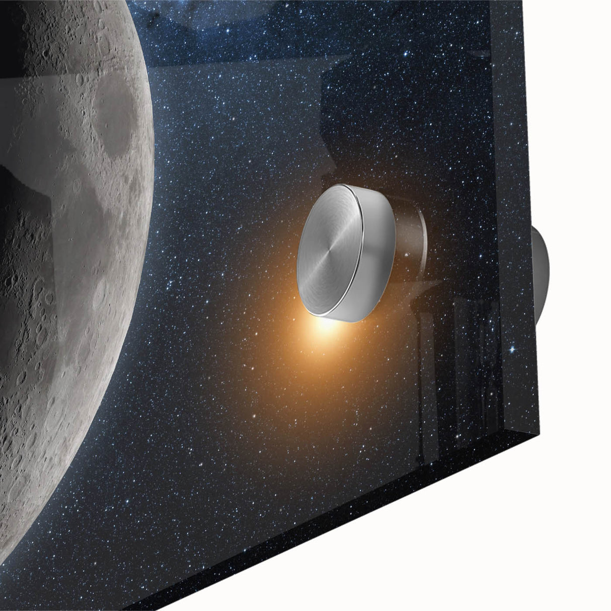Lunar Eclipse Wall Art - NASA Space Exploration Canvas Print
