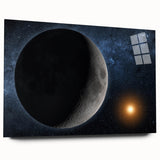 Lunar Eclipse Wall Art - NASA Space Exploration Canvas Print