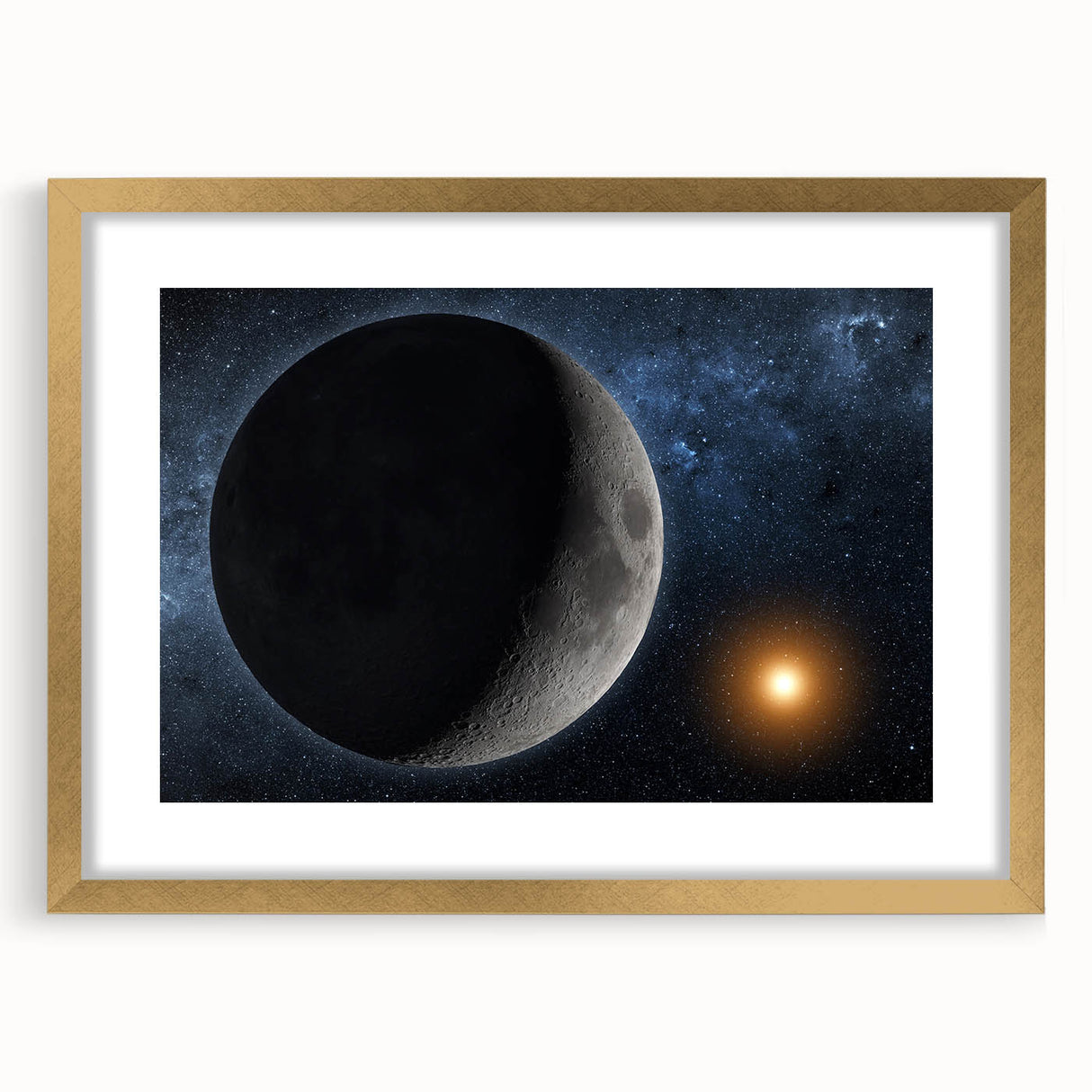 Lunar Eclipse Wall Art - NASA Space Exploration Canvas Print