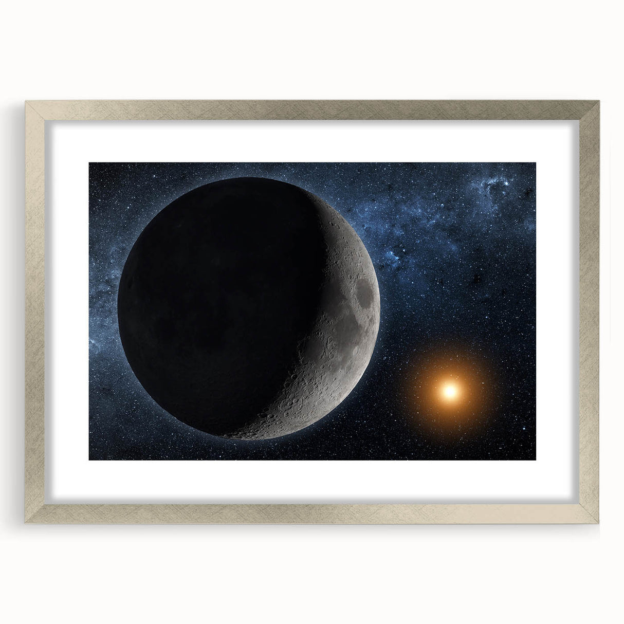 Lunar Eclipse Wall Art - NASA Space Exploration Canvas Print