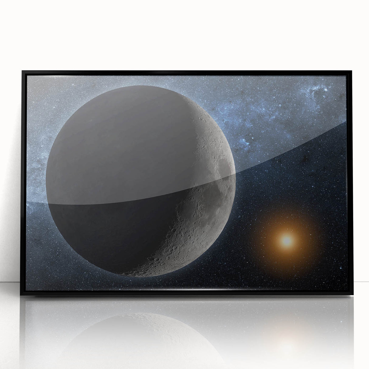 Lunar Eclipse Wall Art - NASA Space Exploration Canvas Print