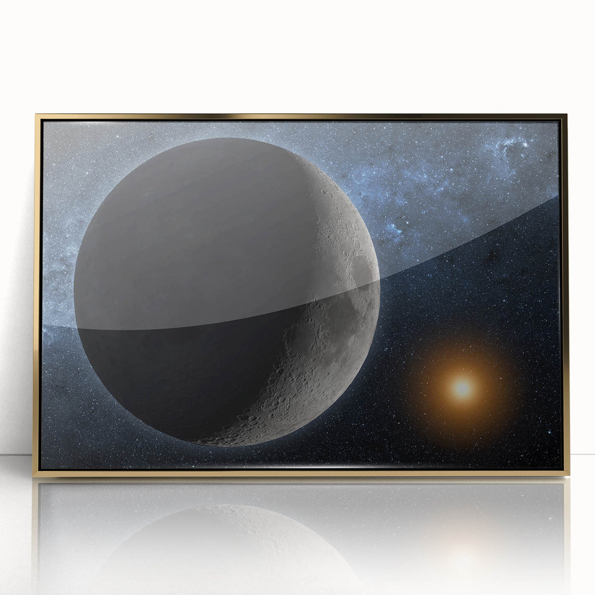 Lunar Eclipse Wall Art - NASA Space Exploration Canvas Print