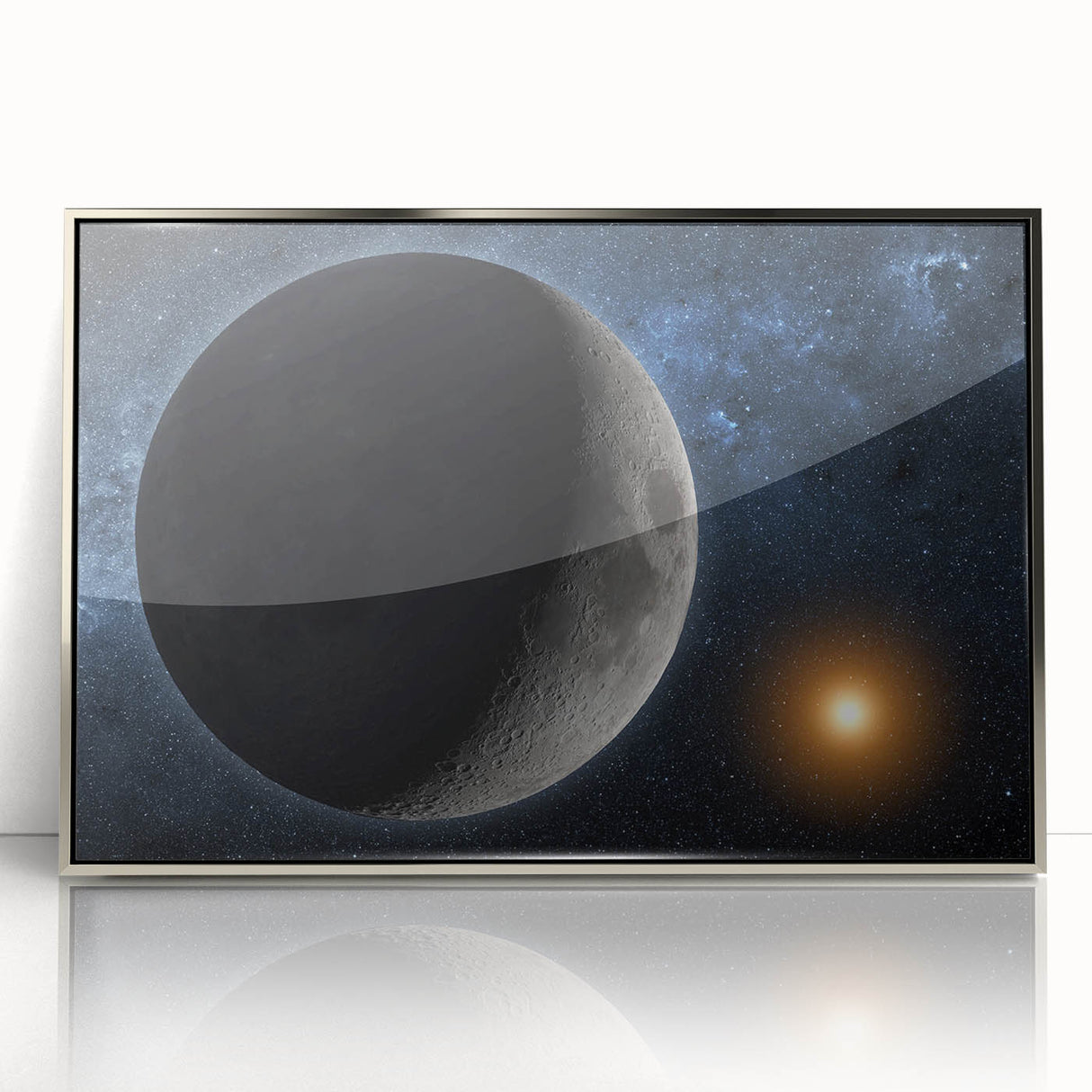 Lunar Eclipse Wall Art - NASA Space Exploration Canvas Print