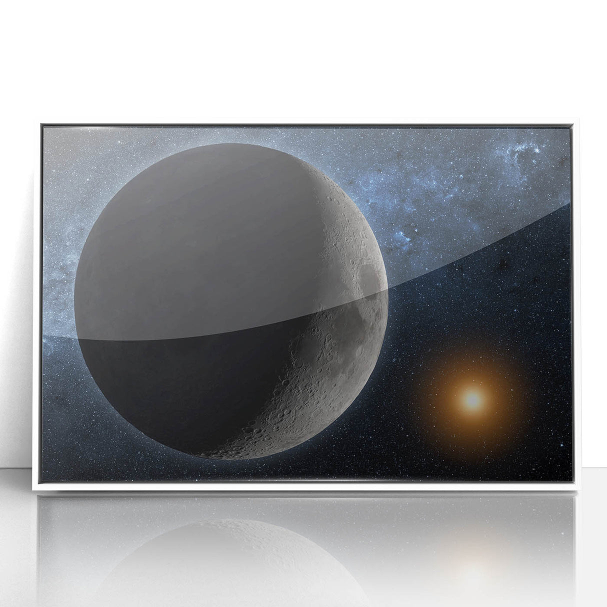 Lunar Eclipse Wall Art - NASA Space Exploration Canvas Print