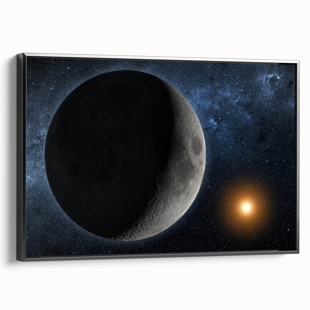 Lunar Eclipse Wall Art - NASA Space Exploration Canvas Print