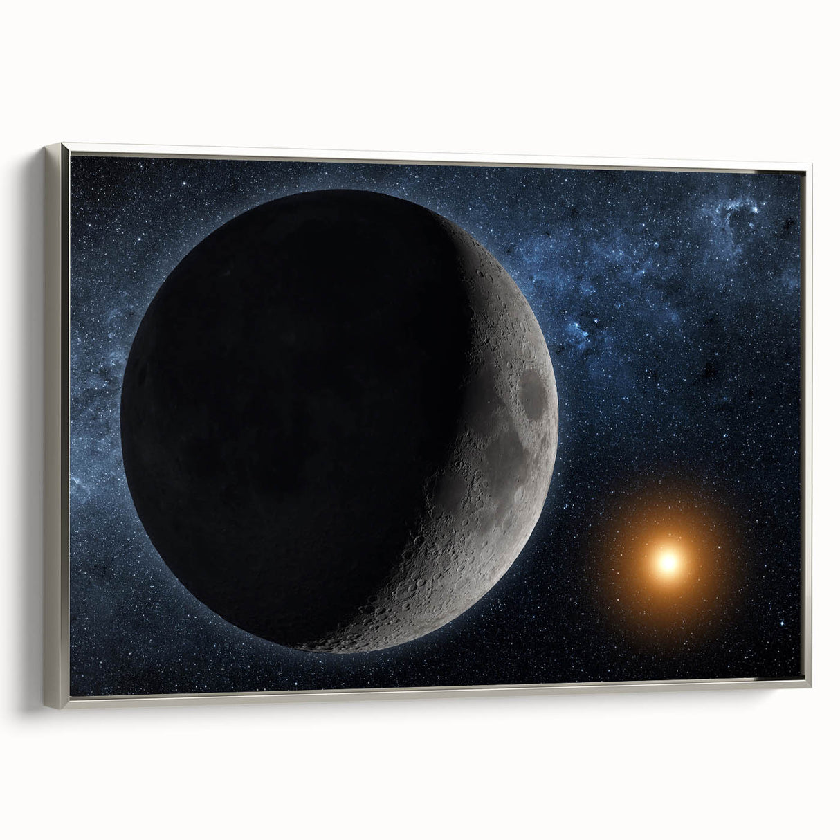 Lunar Eclipse Wall Art - NASA Space Exploration Canvas Print