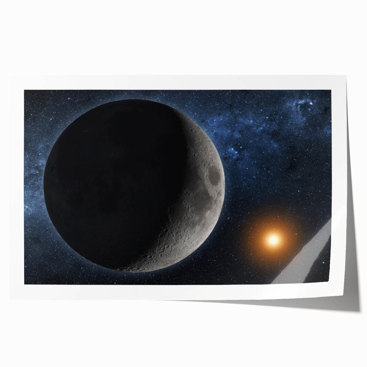 Lunar Eclipse Wall Art - NASA Space Exploration Canvas Print