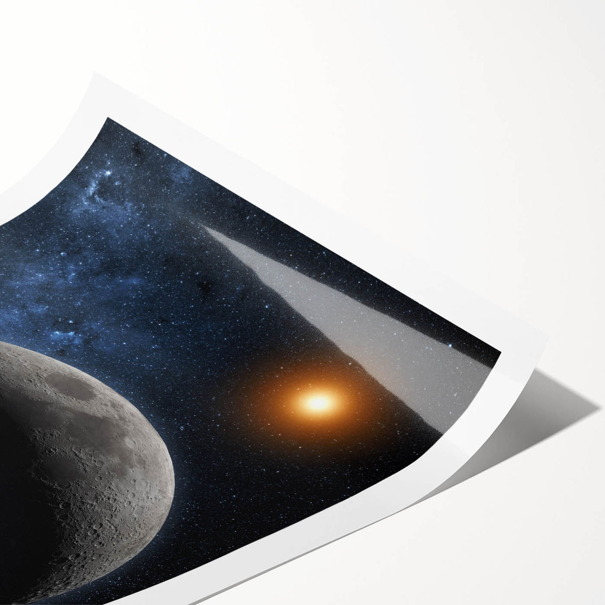 Lunar Eclipse Wall Art - NASA Space Exploration Canvas Print