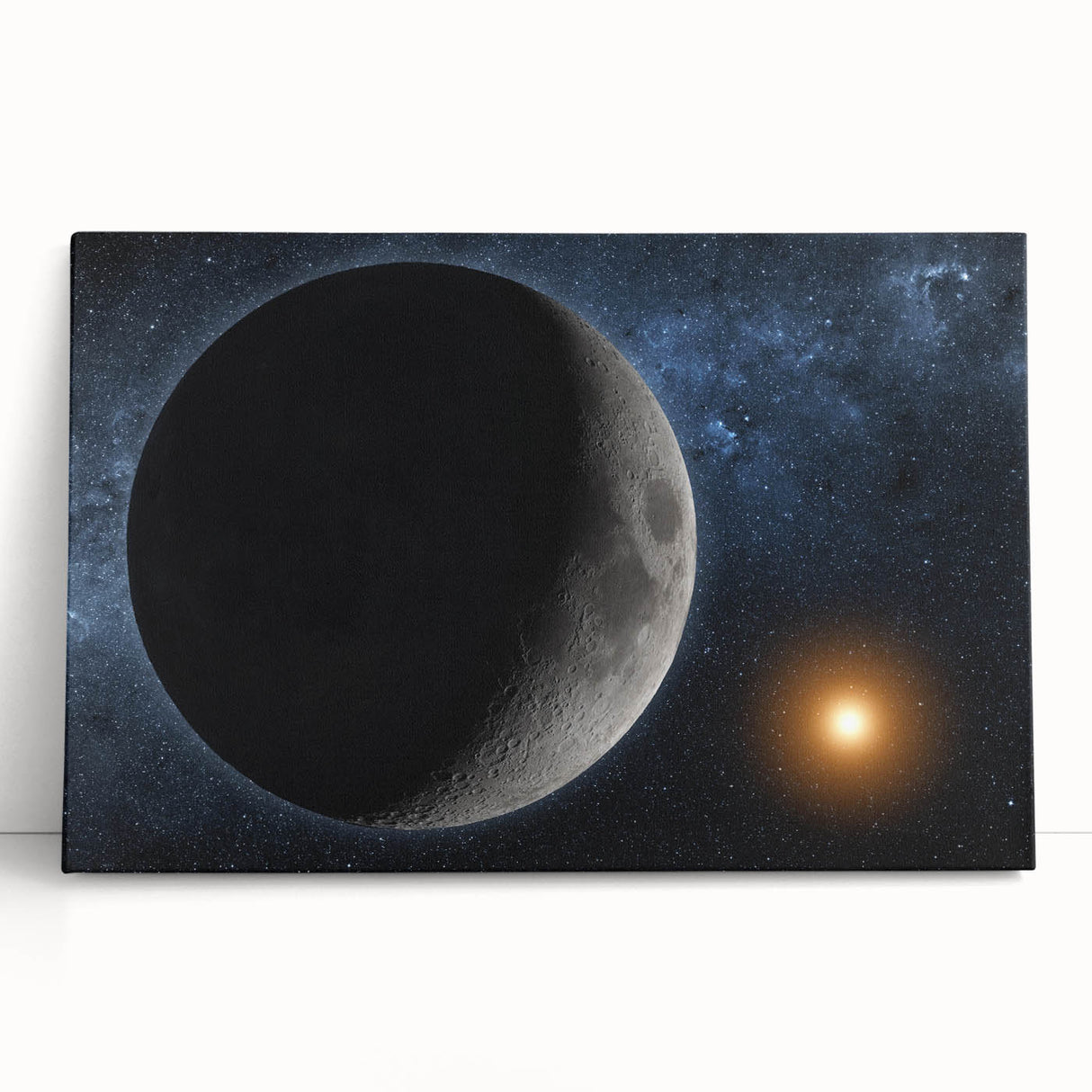 Lunar Eclipse Wall Art - NASA Space Exploration Canvas Print