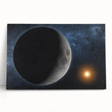 Lunar Eclipse Wall Art - NASA Space Exploration Canvas Print