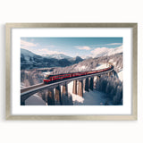 Textured art print of abstract vehicles in muted silver and gray tones on a framed mat, ideal for modern bedroom decor.