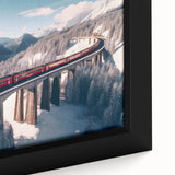 Extra large framed canvas featuring colorful, textured vehicles and transportation theme on a black background.