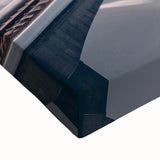 Large art of a black and white landscape painting on stretched canvas, ideal for bedroom wall decor.