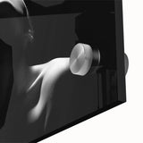 Shadowed Stillness – Emotive Minimalist Silhouette Wall Art