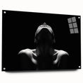 Shadowed Stillness – Emotive Minimalist Silhouette Wall Art