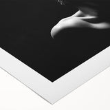 Shadowed Stillness – Emotive Minimalist Silhouette Wall Art