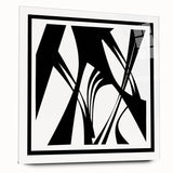 Minimalist Black & White Abstract Bedroom Wall Art – Canvas & Prints