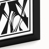 Minimalist Black & White Abstract Bedroom Wall Art – Canvas & Prints
