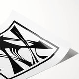 Minimalist Black & White Abstract Bedroom Wall Art – Canvas & Prints