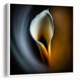 Framed Dining Room Prints - Elegant Calla Lily Floral Artwork