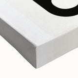 Black and White Office Wall Art – Abstract Modern Geometric Design