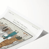 Art Deco Wall Art – Stylish Hunting Costumes in Autumn Scene