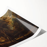 Baroque Art - Enchanting Forest Scene with Rococo Elegance Wall Art